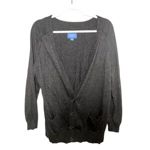Vera Wang Women's Medium Gray Cardigan